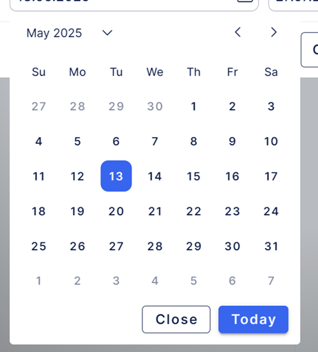 un-styled VDatepicker component